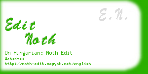 edit noth business card
